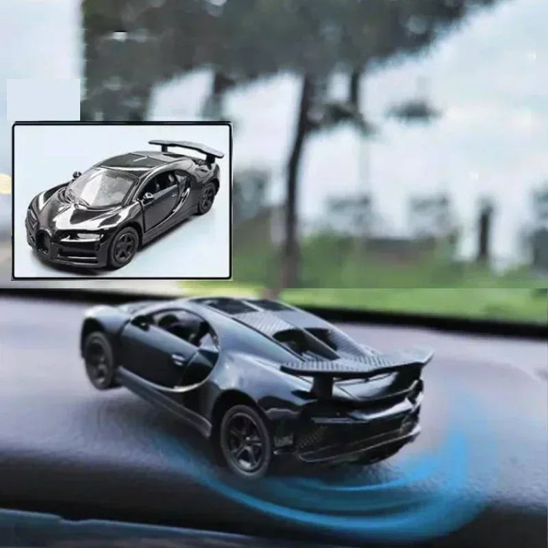 360° Spinning Racing Car Decor