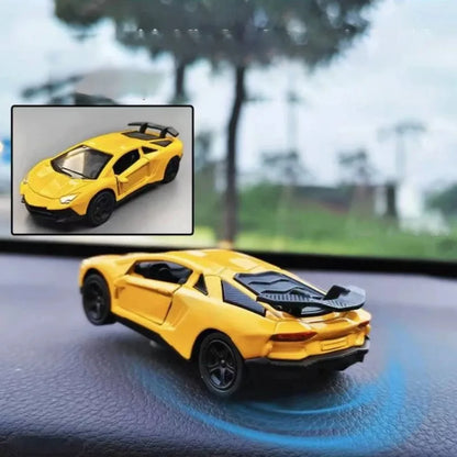 360° Spinning Racing Car Decor