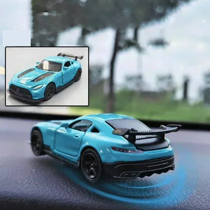 360° Spinning Racing Car Decor