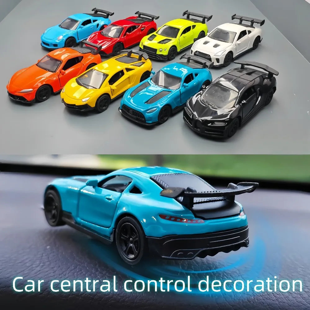 360° Spinning Racing Car Decor