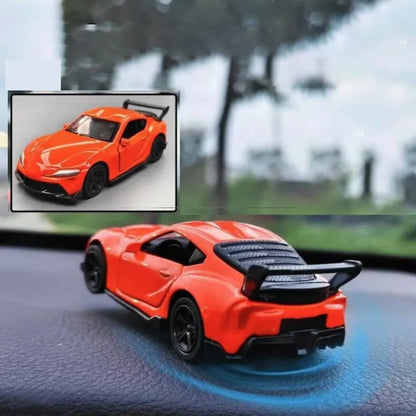 360° Spinning Racing Car Decor