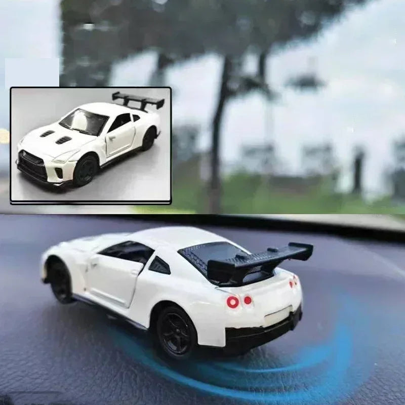 360° Spinning Racing Car Decor